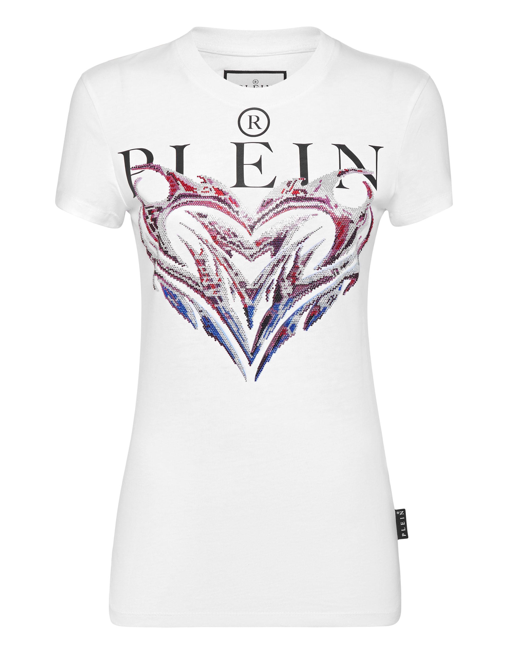 Philipp Plein T-Shirt mit Rundhalsausschnitt - Weiß