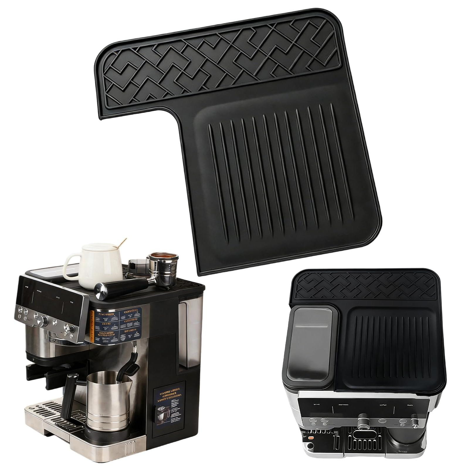 Dripio Siliconenmat voor Ninja Luxe Café, zwart, 1 stuk