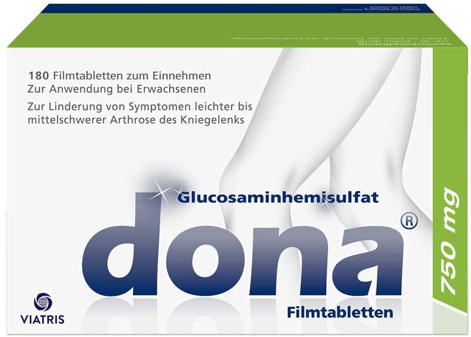 Dona 750 mg: Kniearznei bei Arthrose, hochdosiertes Glucosamin 180stk
