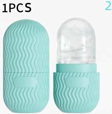 Inspired Living Cooling Silicone Face Ice Roller For De Puffing And Pore Care light Blue 2