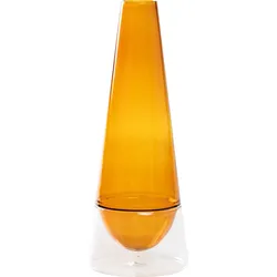 Vase Conosfera 30 cm, bernsteinfarben