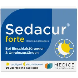 Sedacur forte bei Einschlafstörungen & Unruhezuständen 60 St
