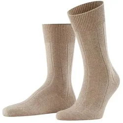 FALKE Herren Socken He/Uni FALKE Lhasa Rib SO, Größe 43-46 in Braun 5410