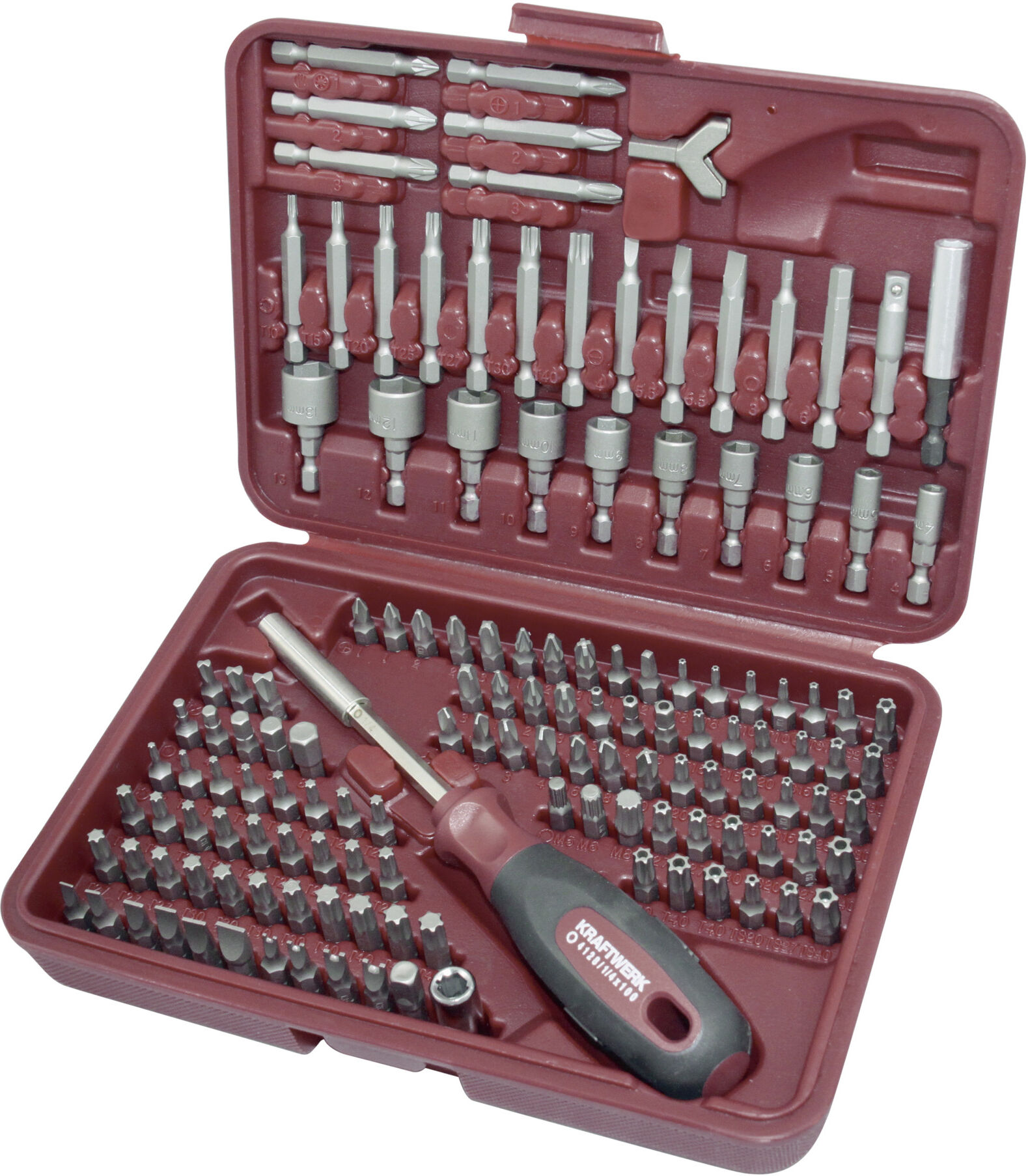 Kraftwerk 1/4" Universal-Bit-Box 138-teilig (2778)