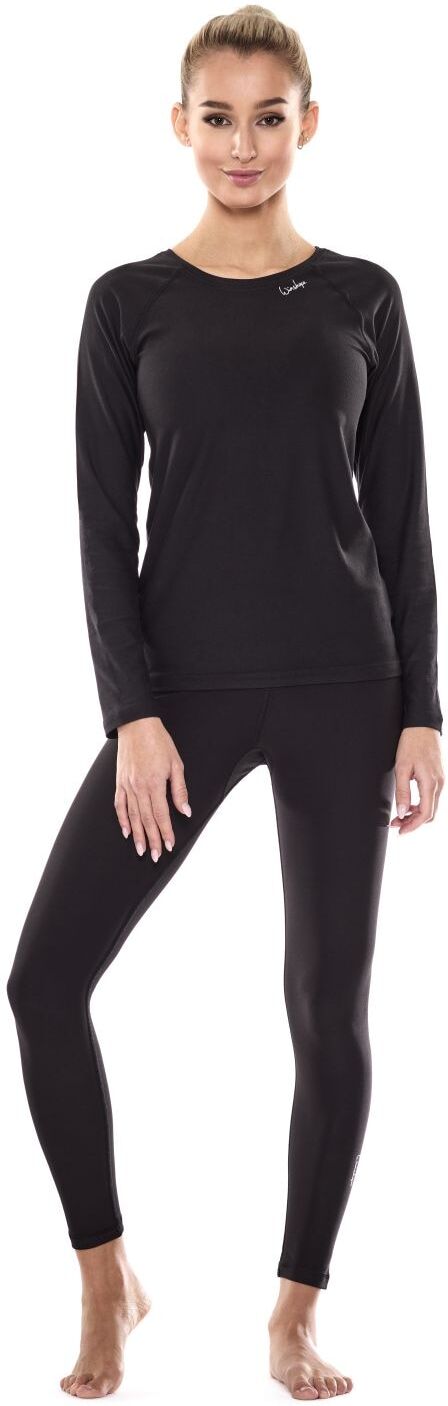 Leggings WINSHAPE "Functional Comfort HWL112C", Damen, Gr. XS, Normalgrössen, schwarz, 85% Polyester, 15% Elasthan, Hosen Leggings, Bauch-Weg-Effekt durch High Waist-Bund schwarz XS, Normalgrössen