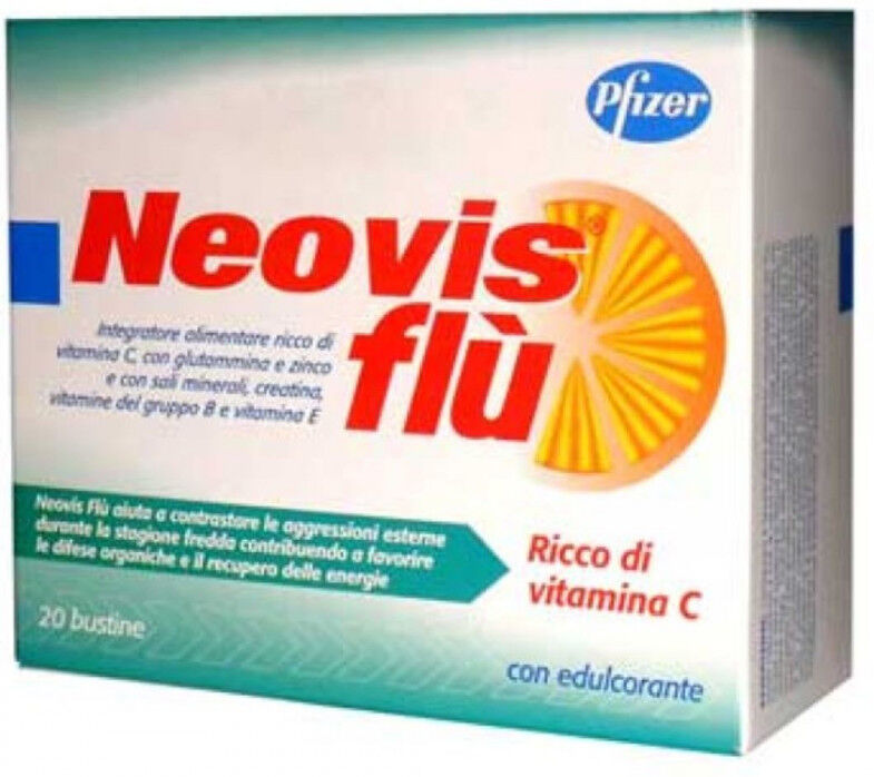 Pfizer Italia Srl Neovis Flu Integratore Vitamina C Per La Difesa 20 Bustine
