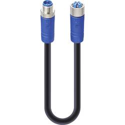 Lumberg Automation 934853117 Sensor-/Aktor-Steckverbinder, konfektioniert M12 Stecker, Buchse 2.00 m Polzahl Sensoren: 5 5 St.