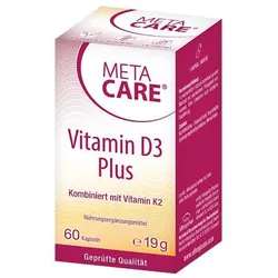 Meta Care Vitamin D3 Plus 10.000 + 80 Ug K2 60 ST