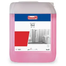 Buzil SP10 Drizzle red 10 L saurer, kraftvoller Sanitärunterhaltsreiniger