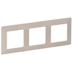 Legrand 754043 Valena Life 3-fach Rahmen Farbe: Mandelweiß