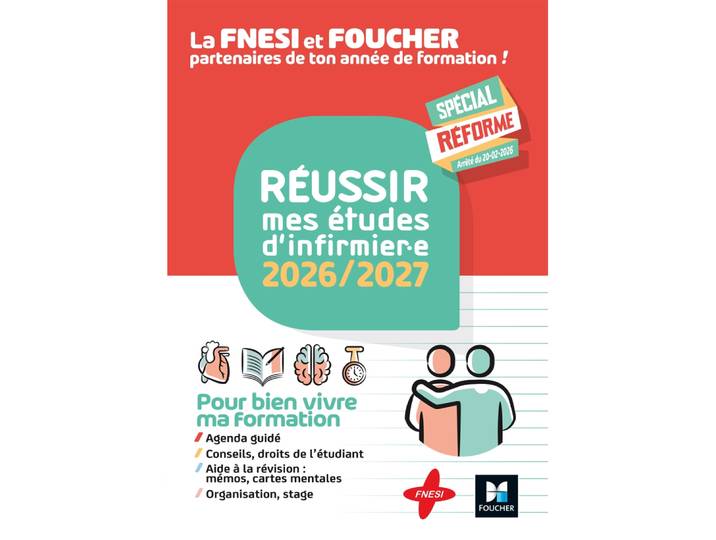 Réussir mes études d'infirmier.e - DEI - Nouveau programme - 2026-2027 (Broché)