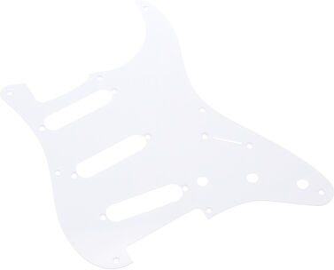 Fender Pickguard White SSS 57 blanc