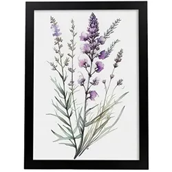 POSTER Lavendel 2 Im Nordischen Stil. A4 Rahmenlos