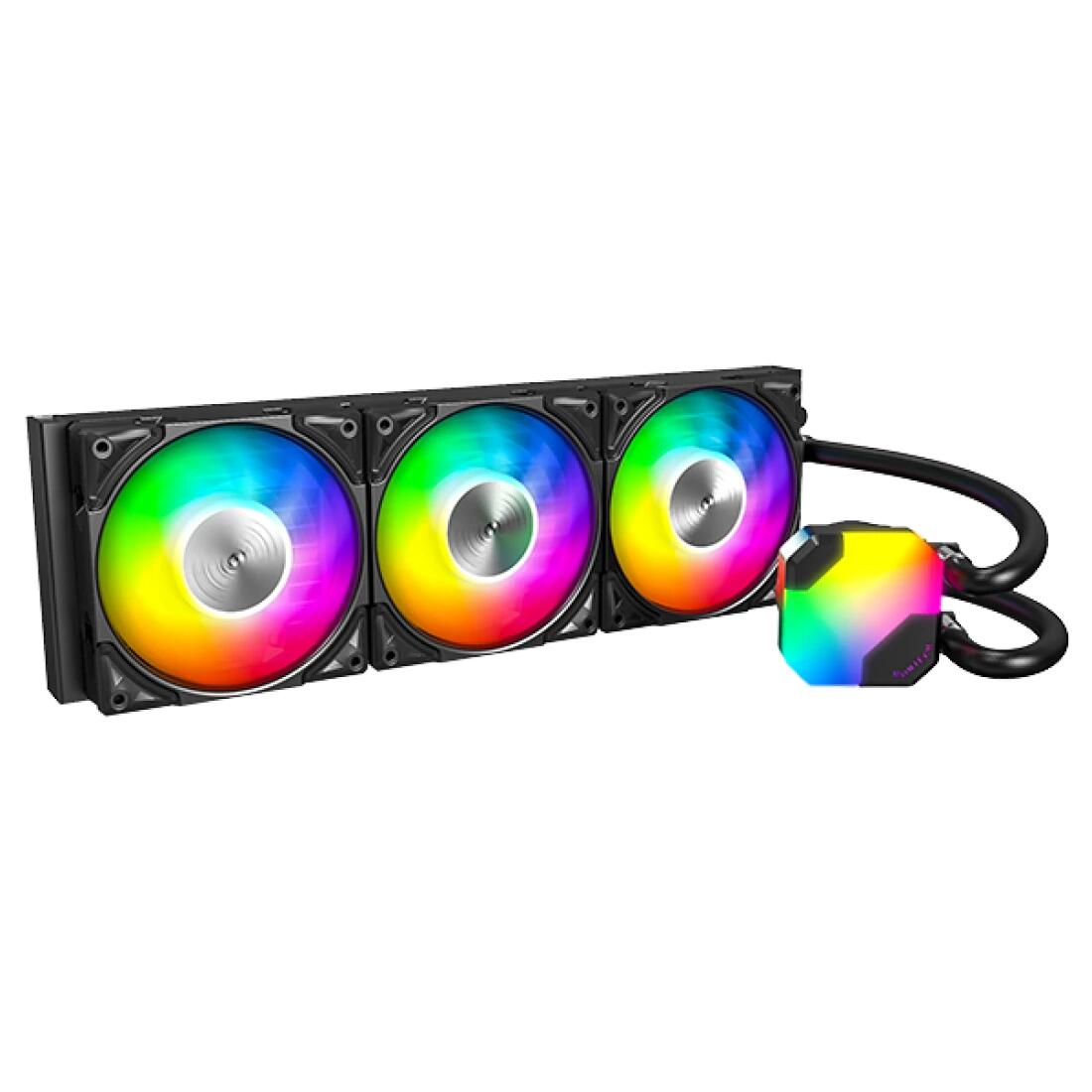 Montech Wasserkühler HyperFlow ARGB 360 AIO Schwarz HyperFlow ARGB 360 (B)
