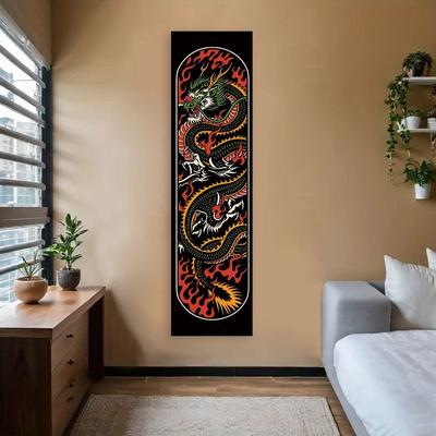Uplift Essentials Japanese Great Wave Wall Tapestry Red Sun & Ocean Landscape Aesthetic Hanging For Home Decor style 5