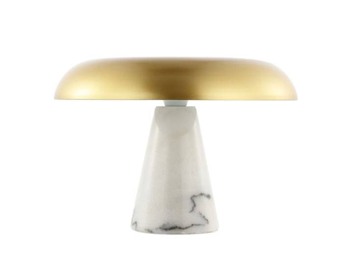 Lampe de table en métal, or
