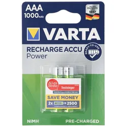 Varta 5703 Ready2Use Accu Micro 1000mAh 2er Pack