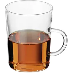 Simax Teeglas mit Henkel konisch 200 ml 6er Rähmchen, Trinkgläser, Transparent