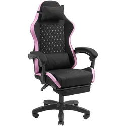 Mars Gaming MGC-X Fabric, Gaming Stuhl, Pink, Schwarz