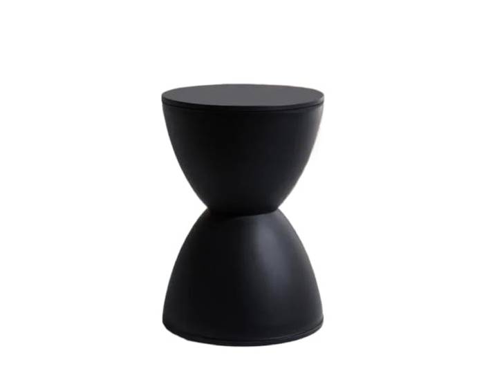 WJIAYAO Runder Sitzhocker Nordic Home Schuhwechselhocker Kreatives Wohnzimmer for Kinder, niedrig, verdickter Kunststoff, einfache kreisförmige Kunst(Color 2)
