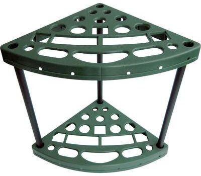 Garden Tool Organizer - Corner Storage Rack that Holds 18 Yard Tools and Broom Holder - Garage Organizers & Storage by Sto-Away