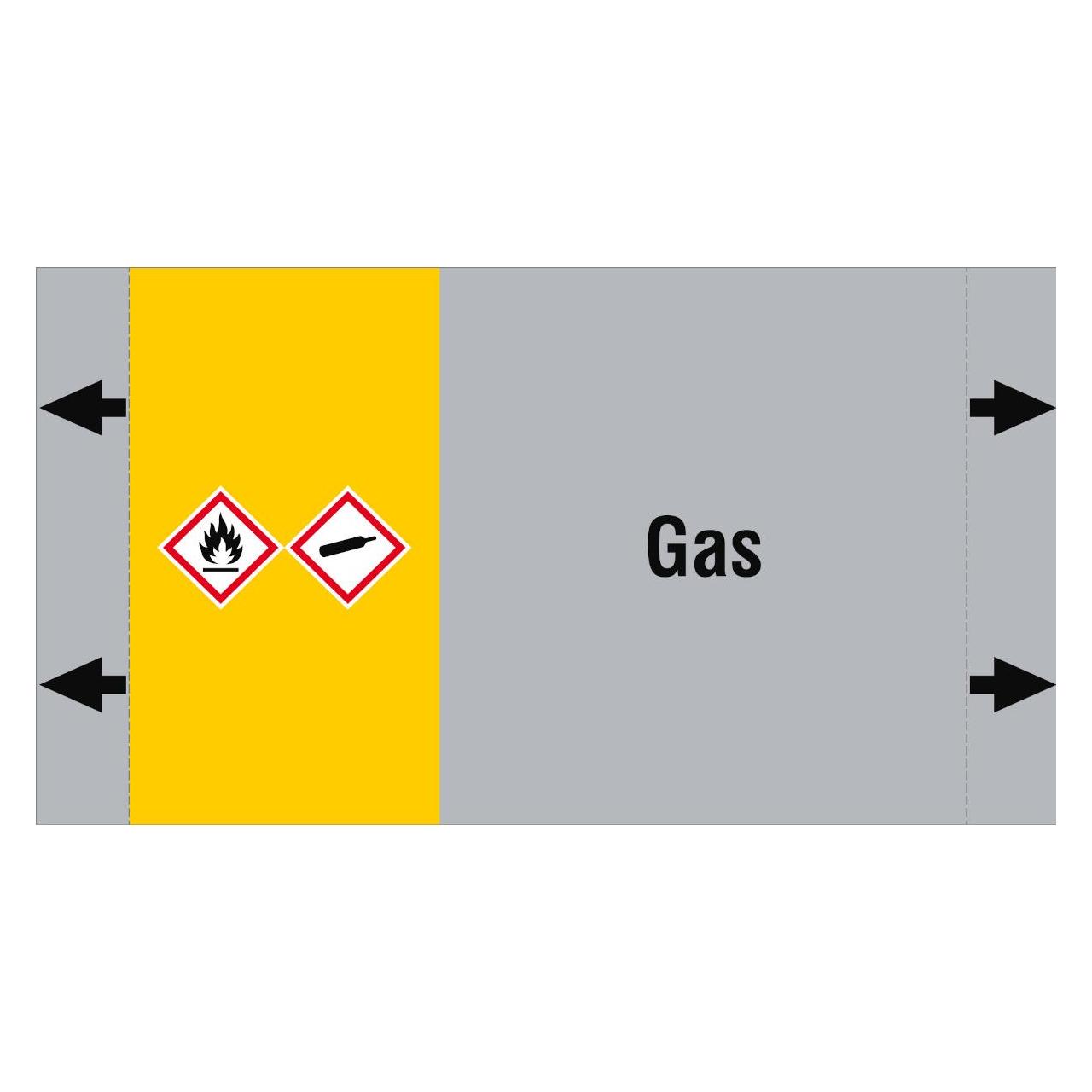 Brady ISO 20560 Rohrmarkierer - Gas (318423)