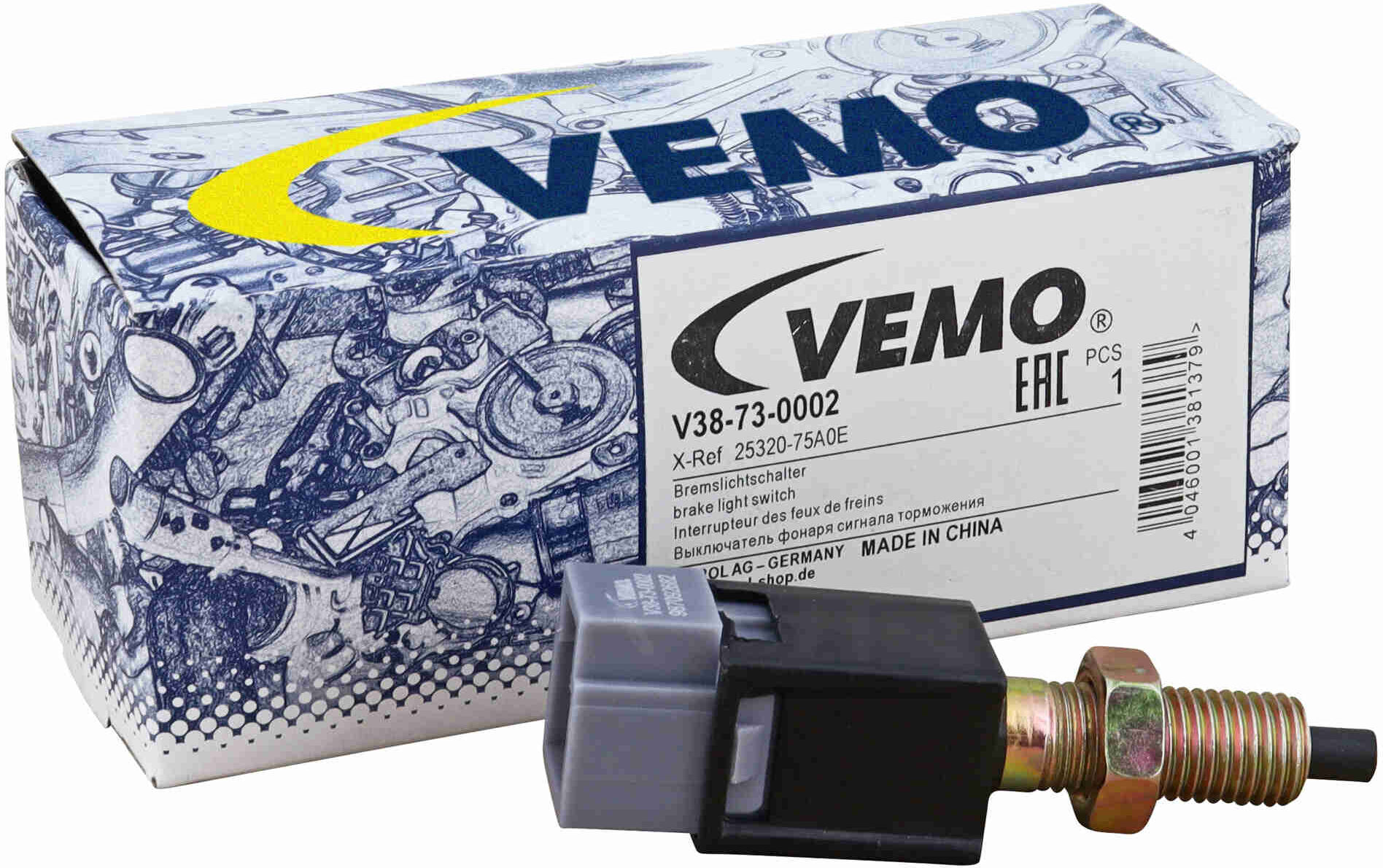 Vemo Schalter, Kupplungsbetätigung (Gra) Bremslichtschalter Expert Kits + V38730002 Für Standard Automobile Opel Ford Gm Isuzu Nissan Sub