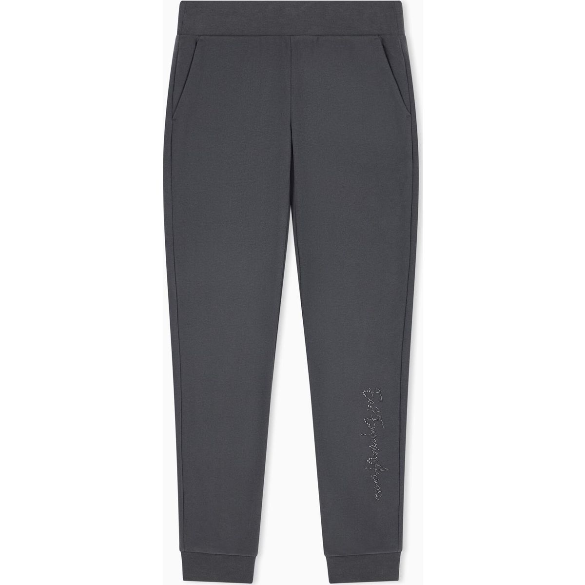EA7 Train Logo Series W Trouser OH Studs - Train Logo Series W Trouser OH Studs asphalt (U8117) XXS 7W001402 AF20758-U8117-XXS