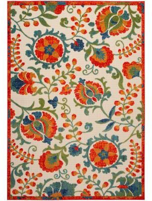 Nourison Aloha Indoor/Outdoor Floral Area Rug