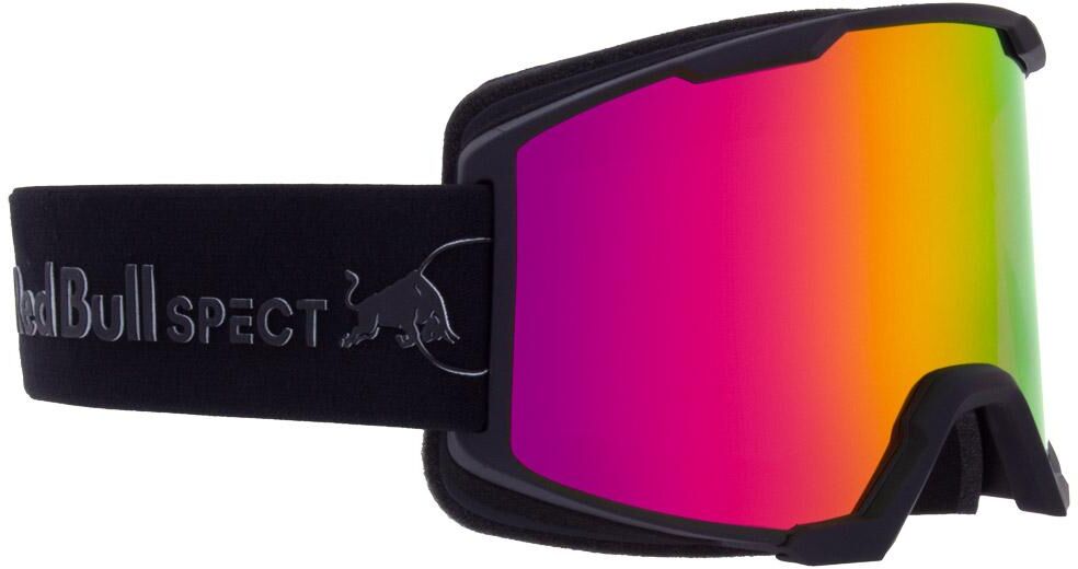 Red Bull Spect  - Solo Matt Black Purple Burgundy Mirror - Masque de Ski