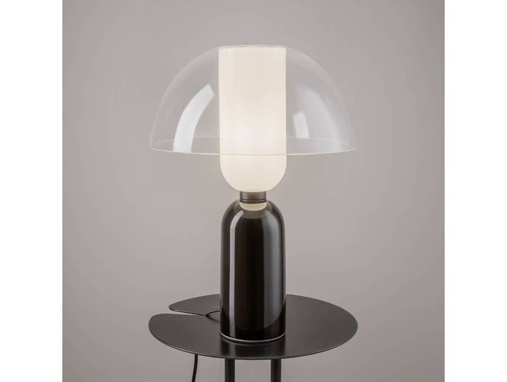 Maytoni Tischlampe Memory, schwarz, für Wohn- / Esszimmer, Keramik, Tischlampe