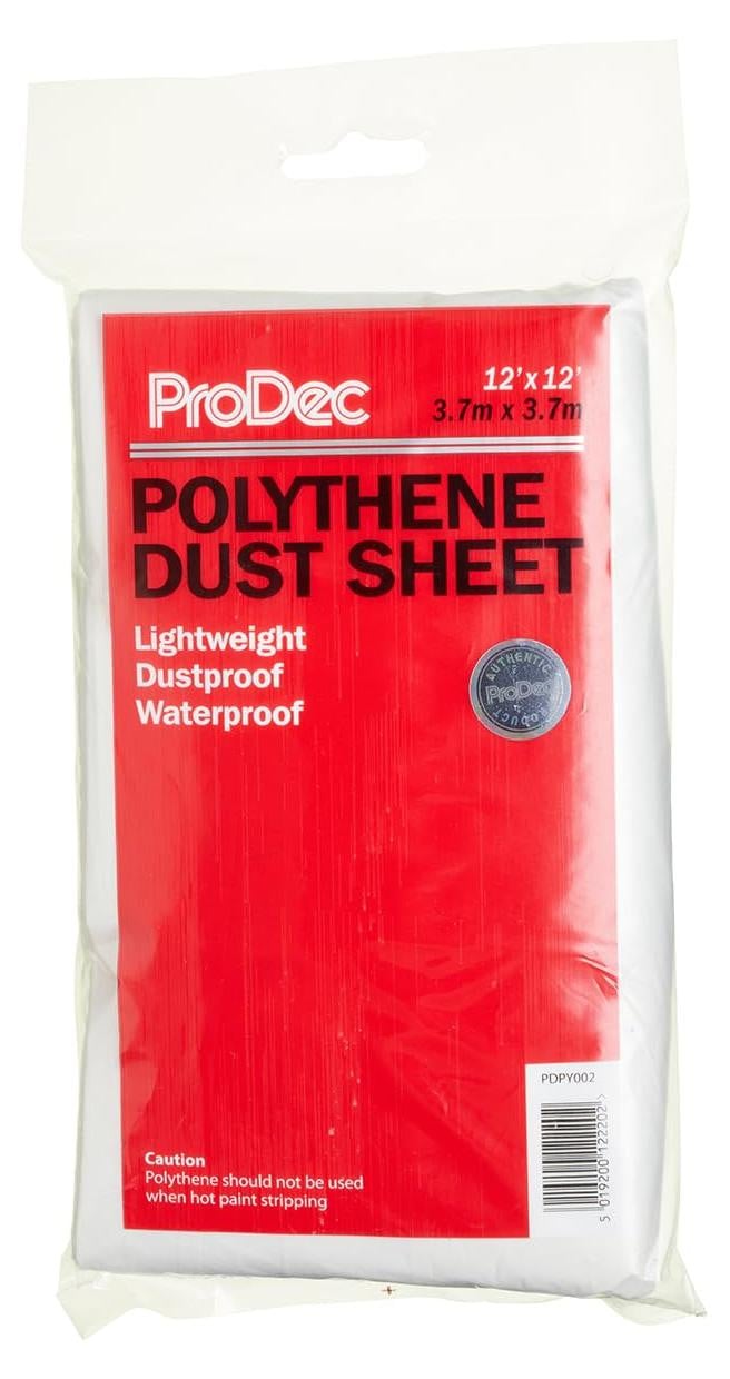 ProDec Advance polyethyleen beschermfolie tegen stof door Universal Textiles, 3,6 x 3,6 meter