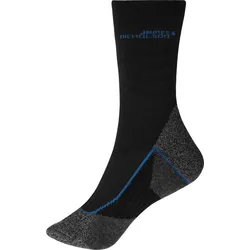 James & Nicholson Unisex Workwear Socken leicht JN212 black/royal 42-44