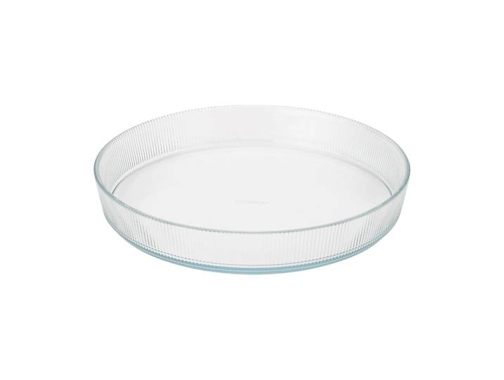 Stelton Plat allant au four Pilastro transparent Ø28 cm