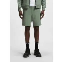 BOSS für Herren. 50537199 Headlo Rib Shorts grün (L), Lässig, Sportlich, Baumwolle, Multisport