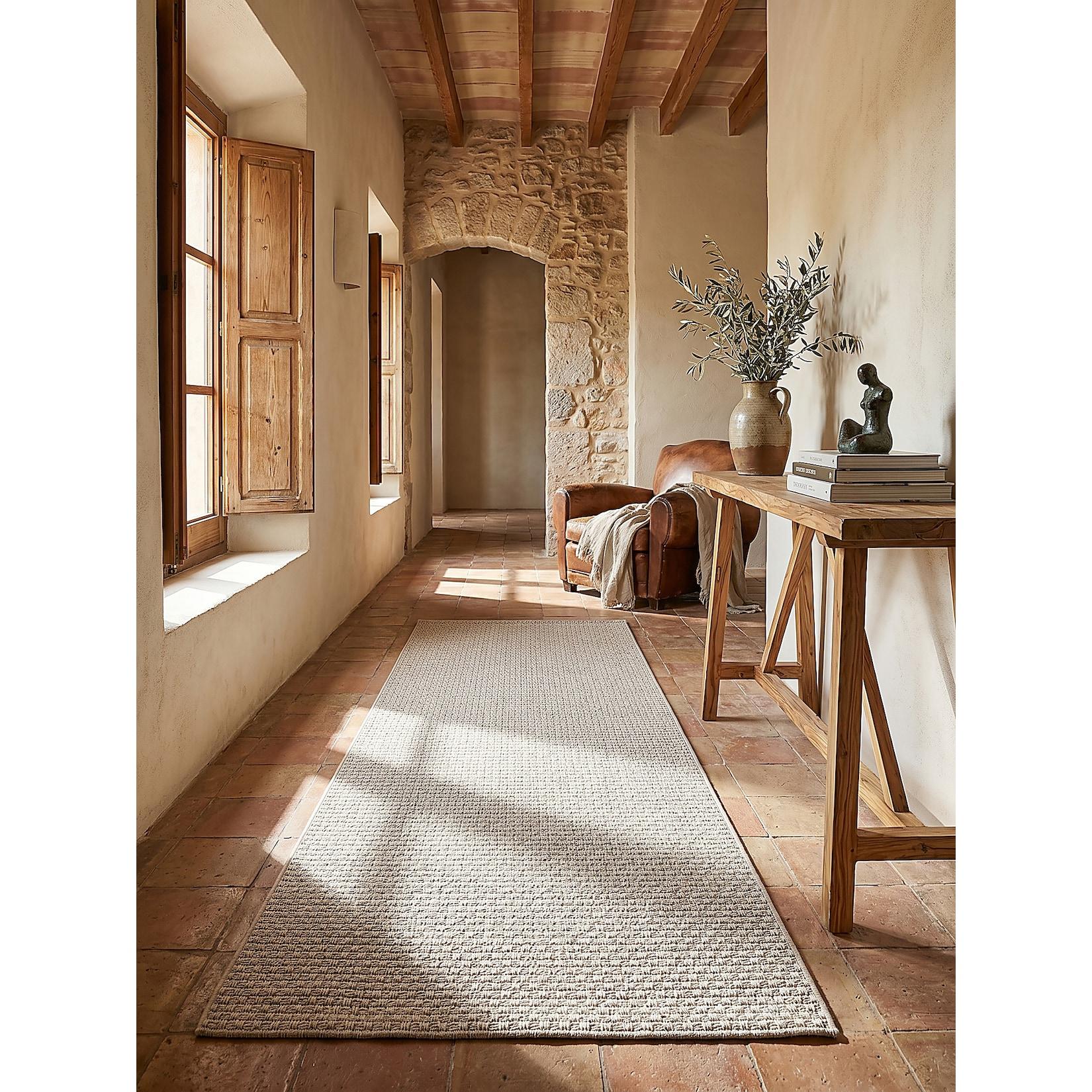 Läufer Pflegeleicht Beige 80x150 cm - BROYE Kadima Design