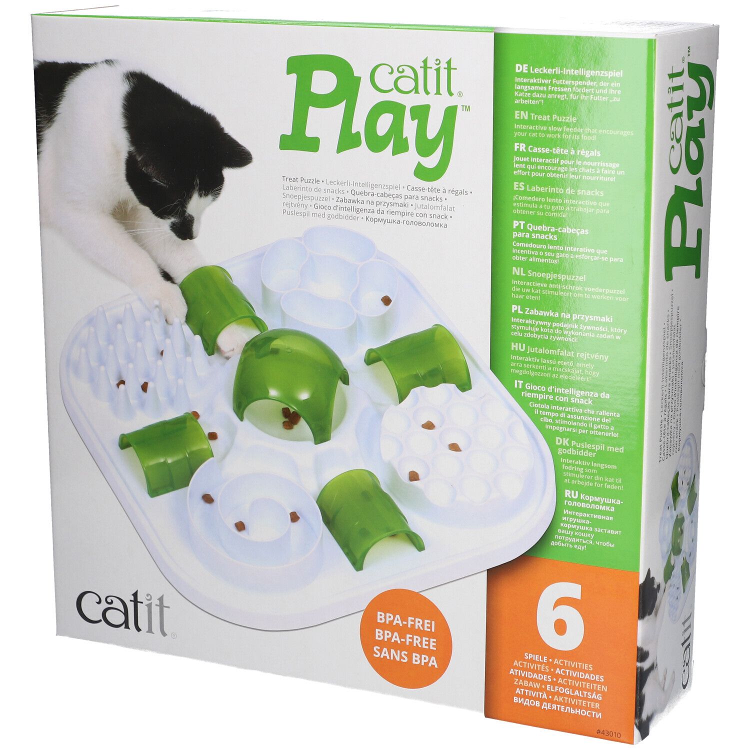 Katze Spielzeug Play Treat Puzzle 41x41x10cm 1 St Sonstige