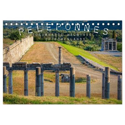 Peleponnes, traumhafte Halbinsel Griechenlands (Tischkalender 2026 DIN A5 quer), CALVENDO Monatskalender
