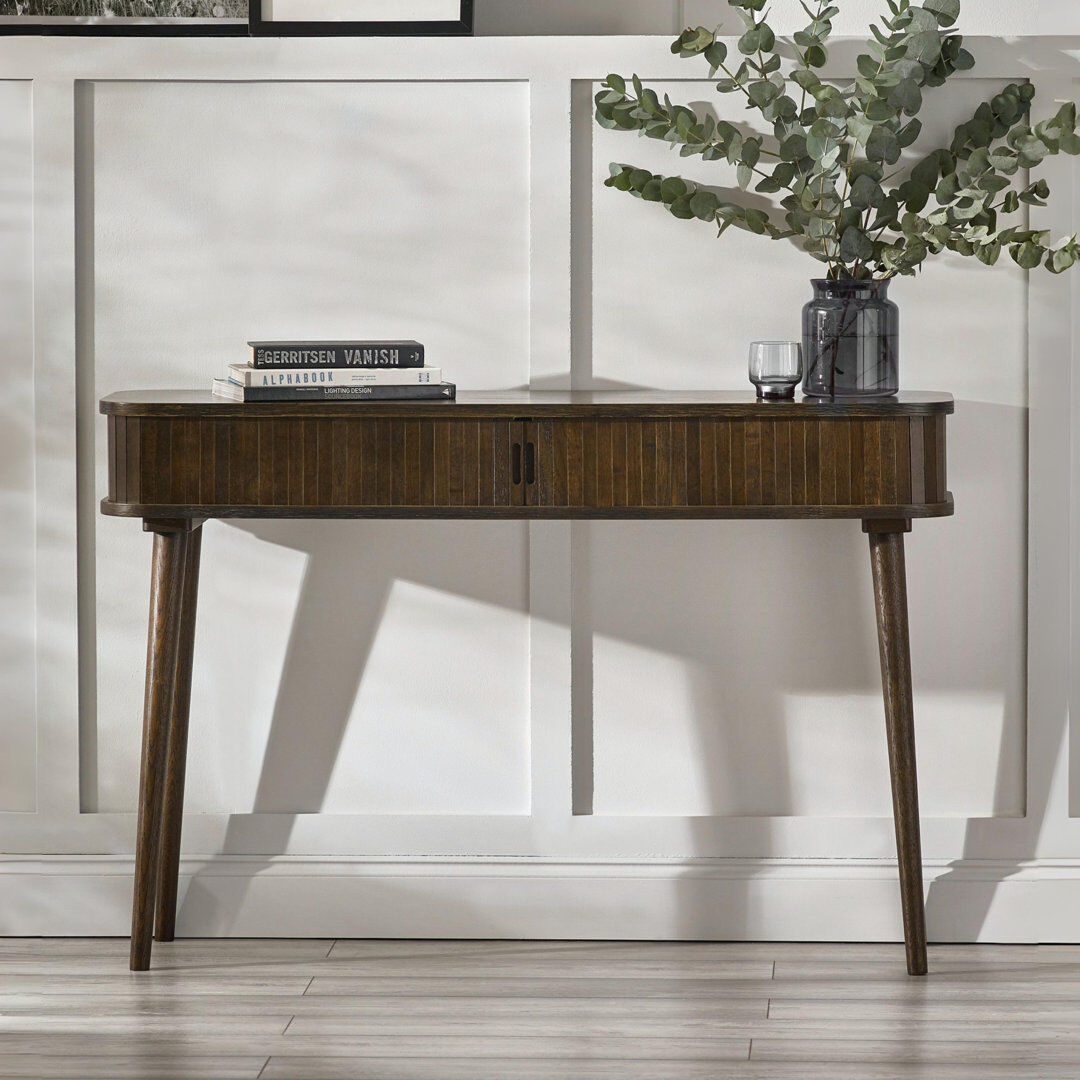 George Oliver Caddo 120cm Console Table Brown 80cm H X 120cm W X 35cm D