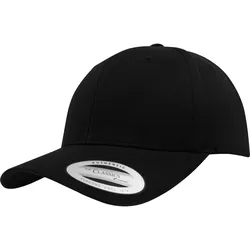 Flexfit Curved Classic Snapback Cap, black