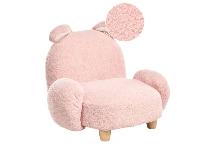 KINDERSESSEL Pastellrosa Kanna