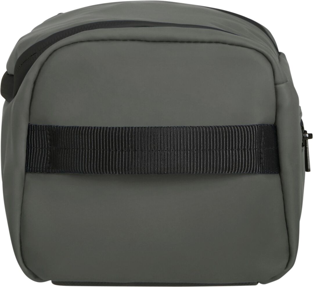 Kulturbeutel SAMSONITE "GLAM-GO", Damen, Gr. B/H/T: 24cm x 12,5cm x 14cm, grau (grün), Polyester, Taschen Kulturbeutel, Damen Kosmetiktasche, Handgepäcktauglich nach IATA-Empfehlung