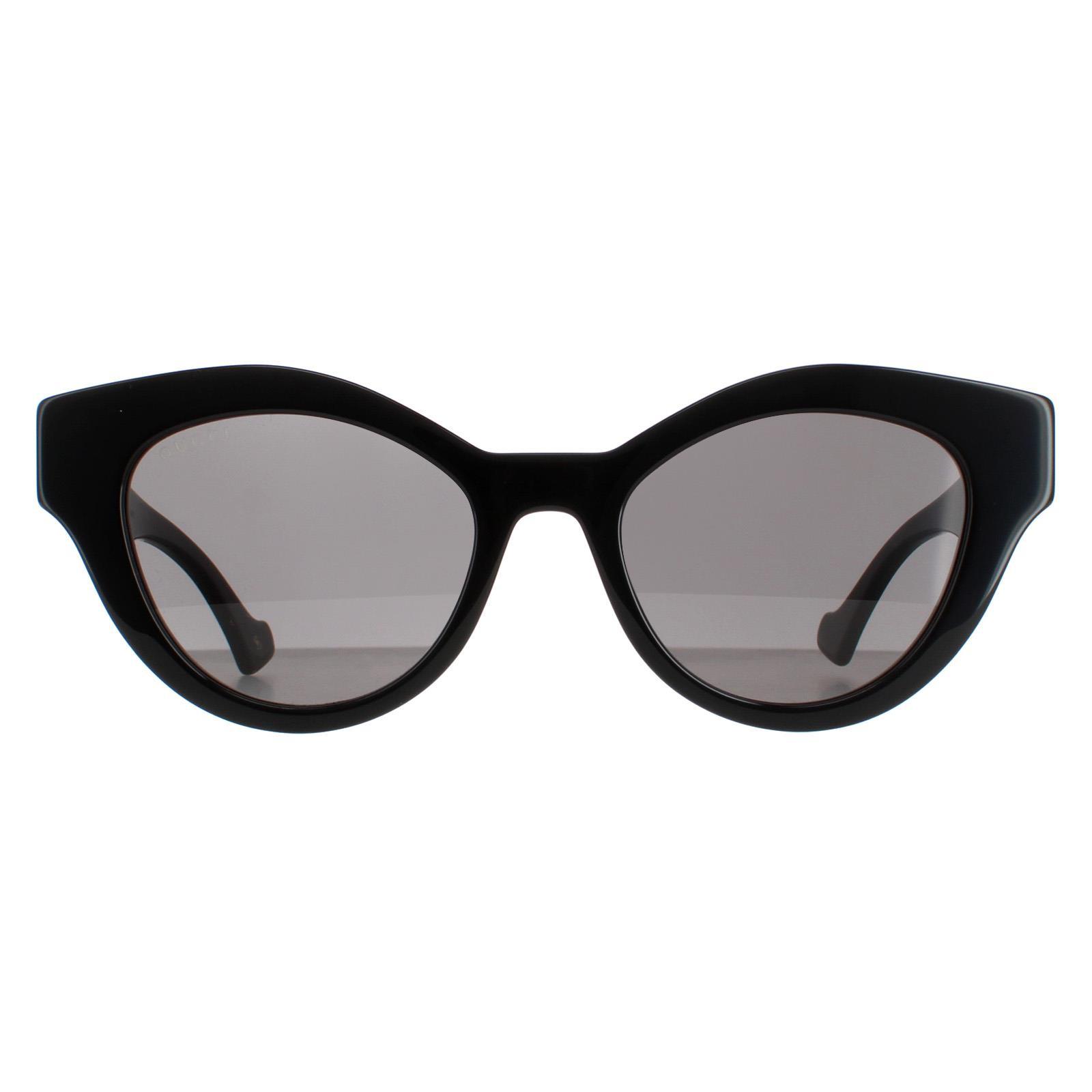 Gucci Cat Eye Dames Zwart Grijs GG0957S Zonnebril