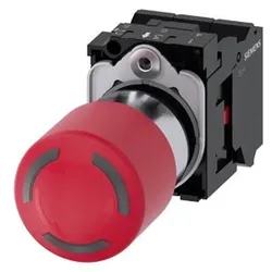 Siemens Dig.Industr. Not-Halt-Pilzdrucktaster 3SU1152-1GB20-3PW0