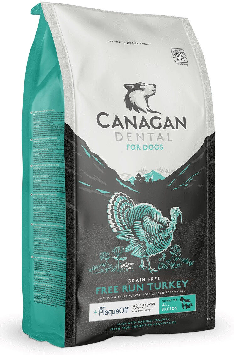 Canagan Pavo Campero Prodental con PlaqueOff para Perros 2 Kg
