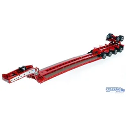 Heavy Haul Replicas Fontaine Magnitude 80 Step Deck Trailer rot HHR207A-8