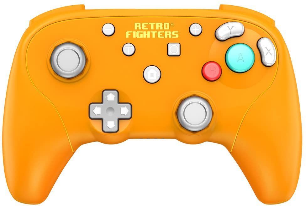 Retro Fighters BattlerGC Gamecube Langaton Ohjain Oranssi