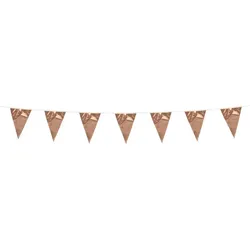 Wimpelkette roségold Folie 3m