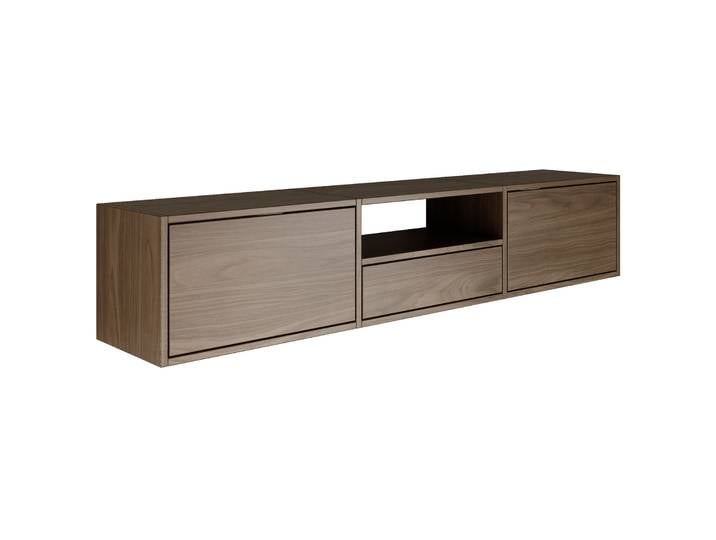 Hängender TV-Schrank Framme mit drei Klappen und einer Nische,