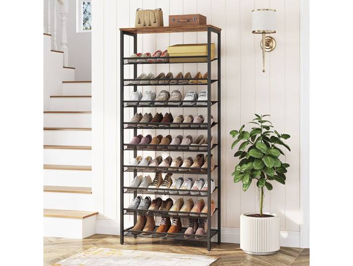 Étagère à chaussures - HOOBRO - EBF110XJ01 - 10 niveaux - Métal - 27-36 paires